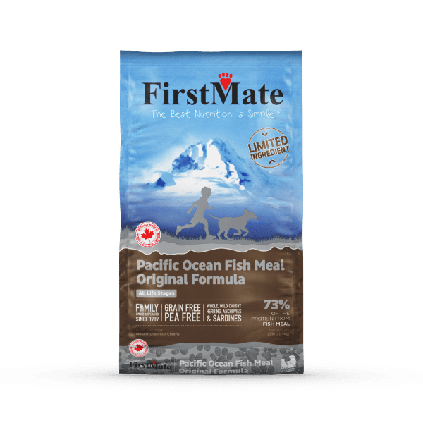 FirstMate Limited Ingredient Wild Pacific Caught Fish Dry Dog Food – Grain-Free (5lb / 25lb)