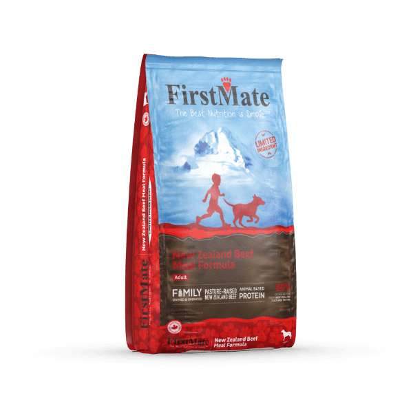 FirstMate Limited Ingredient New Zealand Beef Dry Dog Food – Grain-Free (5lb / 25lb)