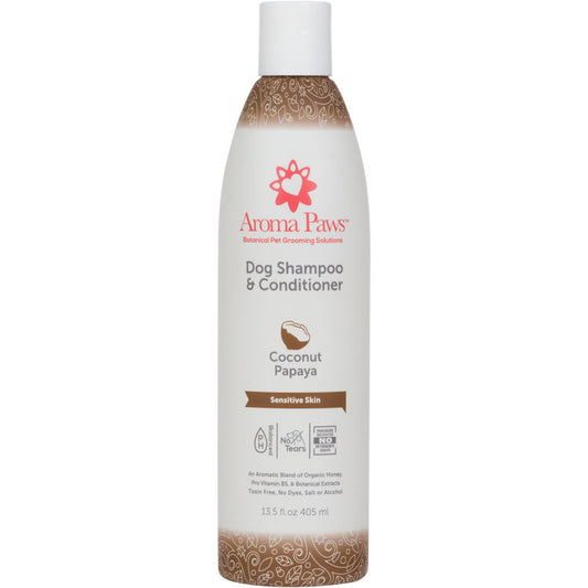 Aroma Paws - 13.5 Oz. Shampoo Coconut Papaya - Sensitive Skin Formula