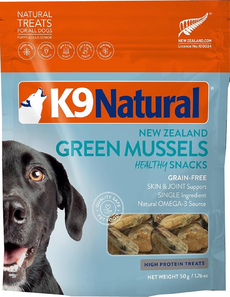 K9 Natural Freeze-Dried Green Mussels Dog Treats