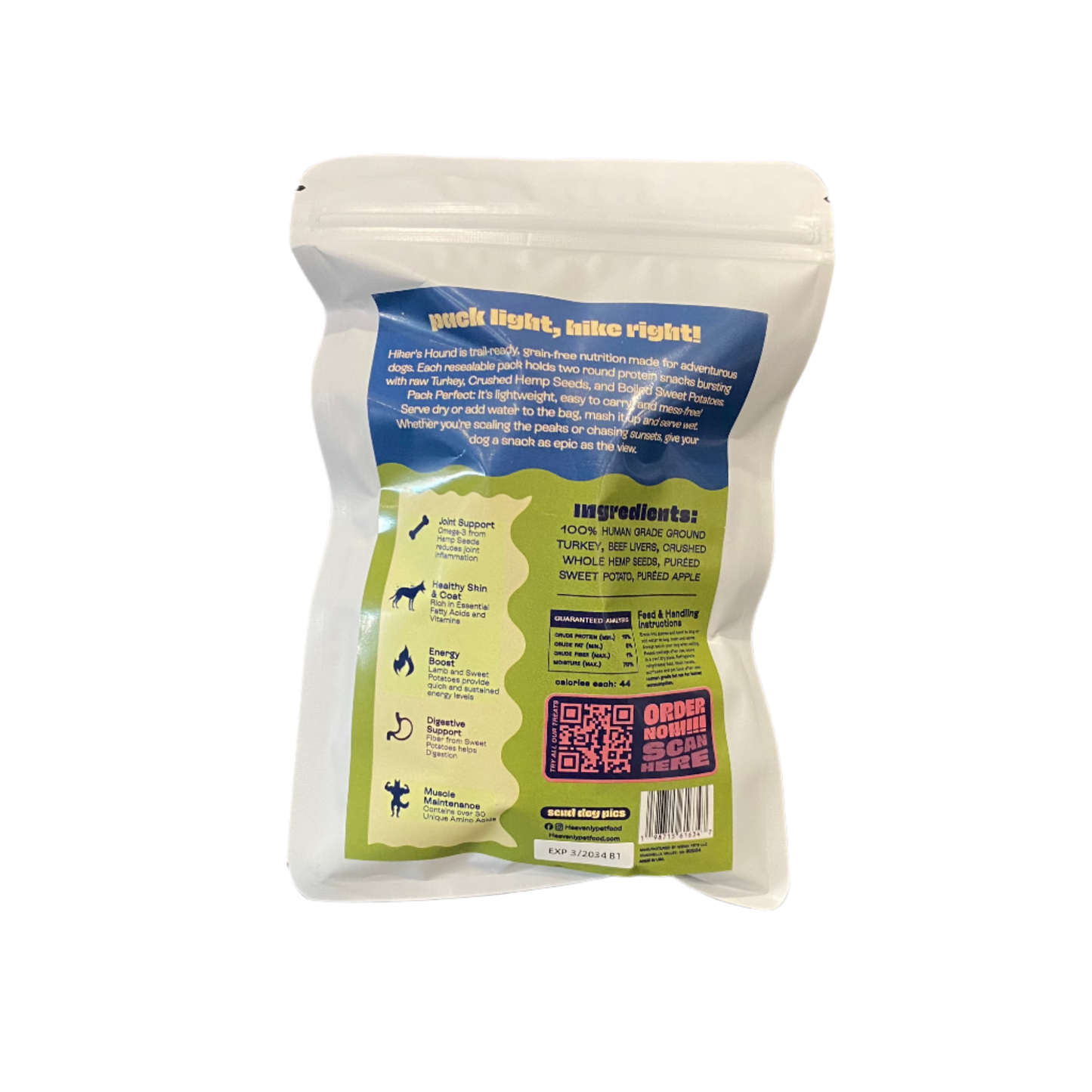 Hiker's Hound Raw Turkey Recipe