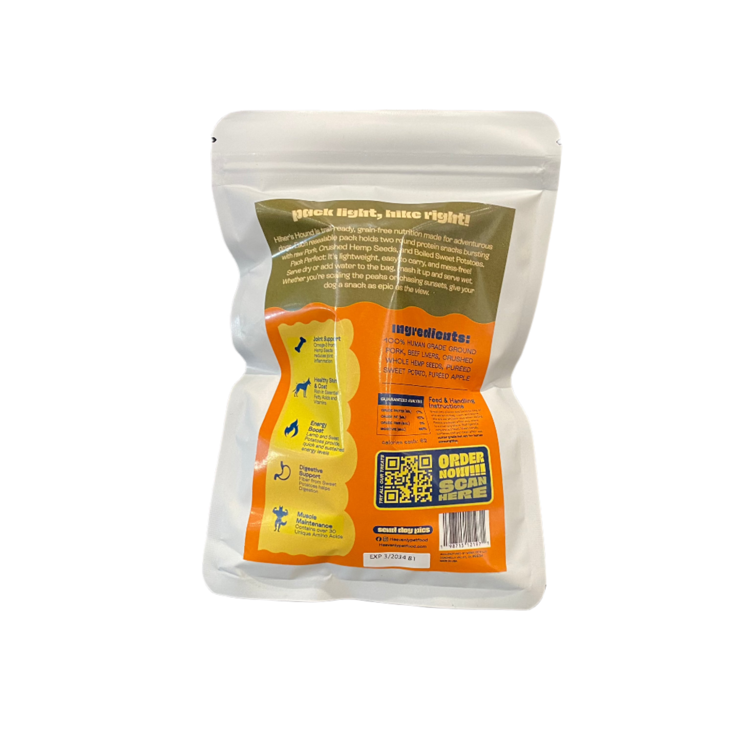 Hiker's Hound Raw Pork Recipe