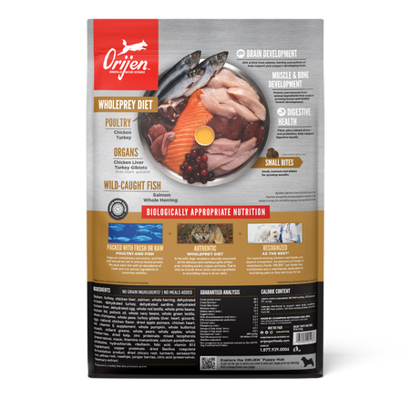 Orijen Puppy Dry Dog Food – High-Protein Kibble for Growing Dogs