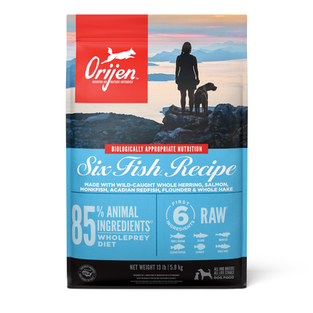Orijen Six Fish Dry Dog Food – Premium Fish-Based Kibble