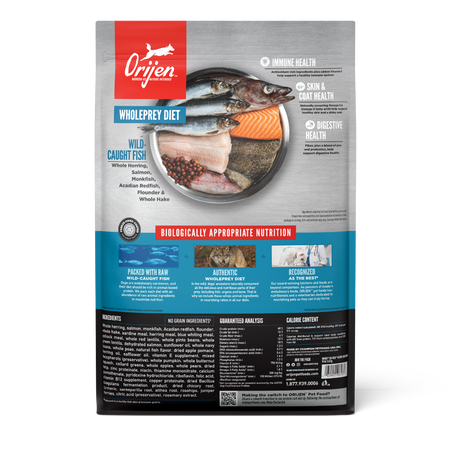 Orijen Six Fish Dry Dog Food – Premium Fish-Based Kibble