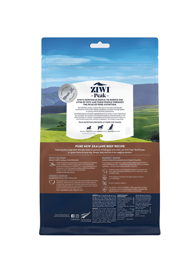 Ziwi Peak Air-Dried Dog Food – Gently Air-Dried Raw Nutrition for Dogs