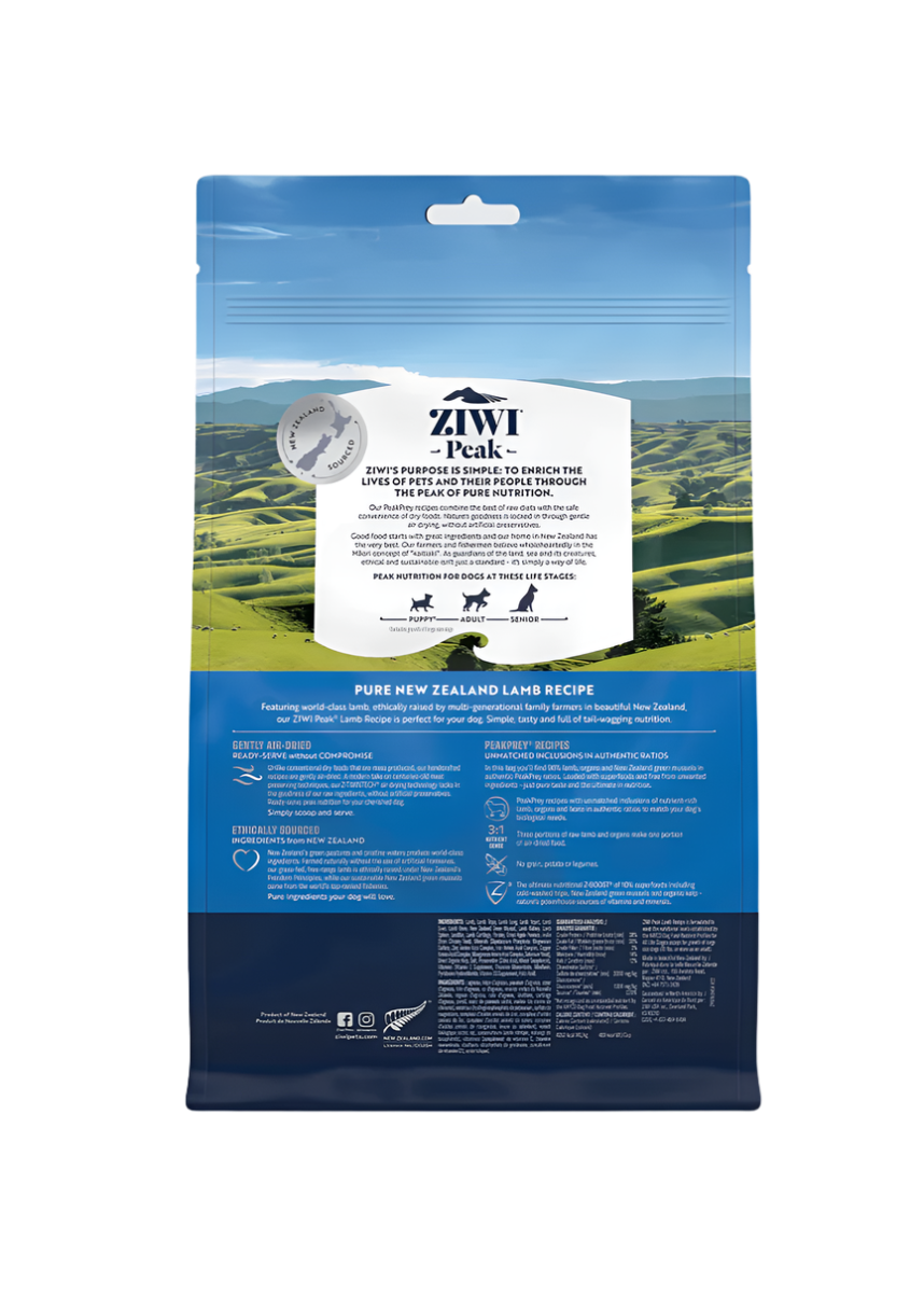 Ziwi Peak Air-Dried Dog Food – Gently Air-Dried Raw Nutrition for Dogs