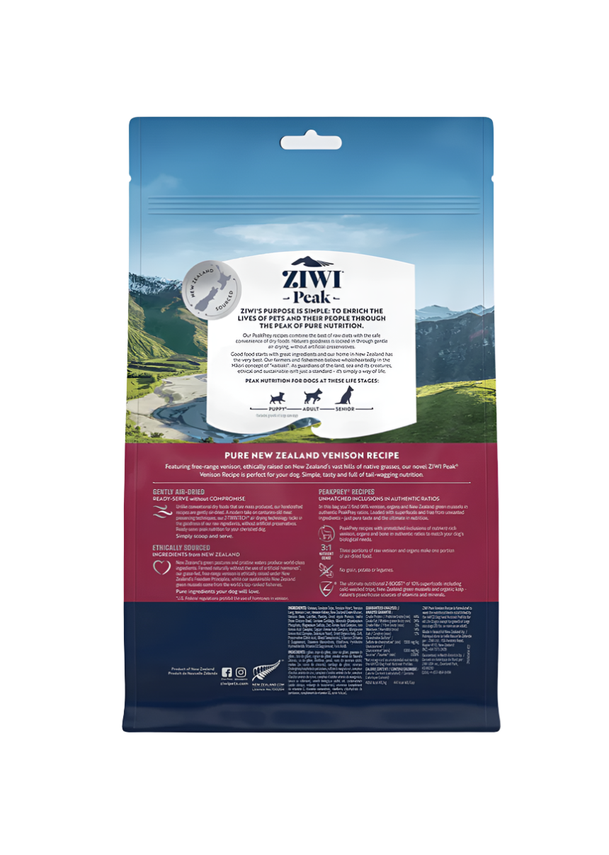 Ziwi Peak Air-Dried Dog Food – Gently Air-Dried Raw Nutrition for Dogs