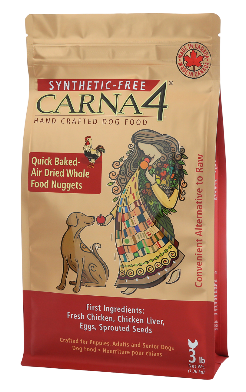 Carna4 Quick-Baked, Air-Dried Dog Food - Chicken