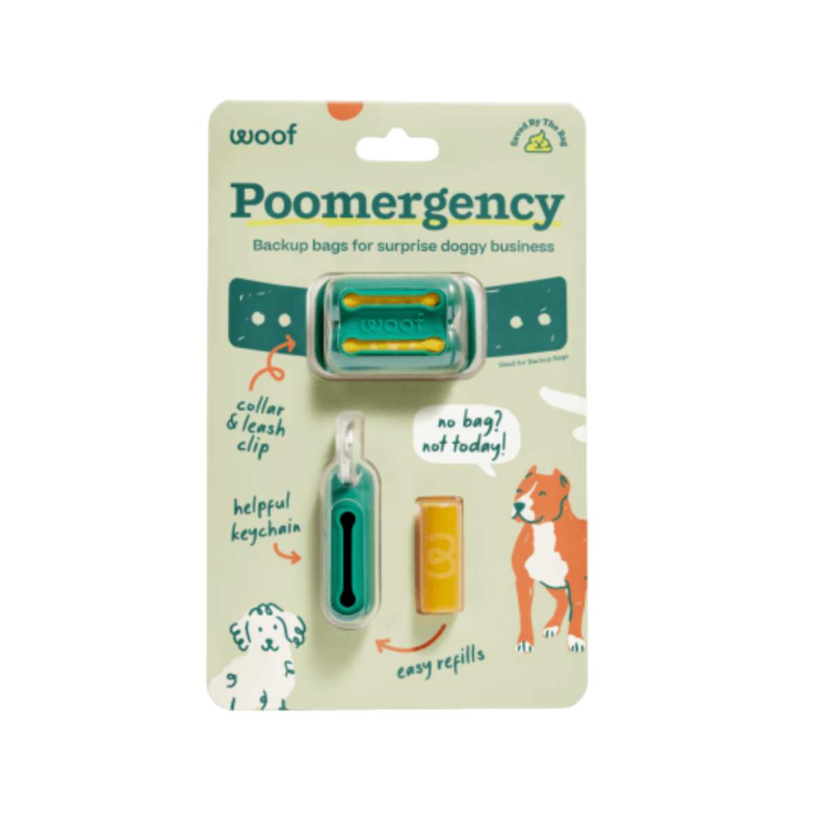 Woof Poomergency - Backup Doggie Bag Solution