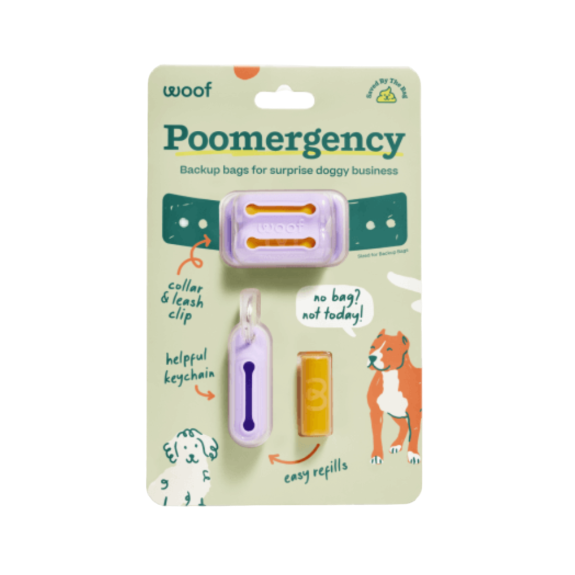 Woof Poomergency - Backup Doggie Bag Solution