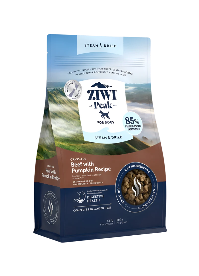 Steam & Dried Dog Food