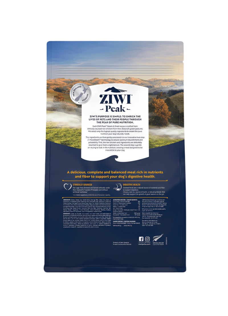 Steam & Dried Dog Food