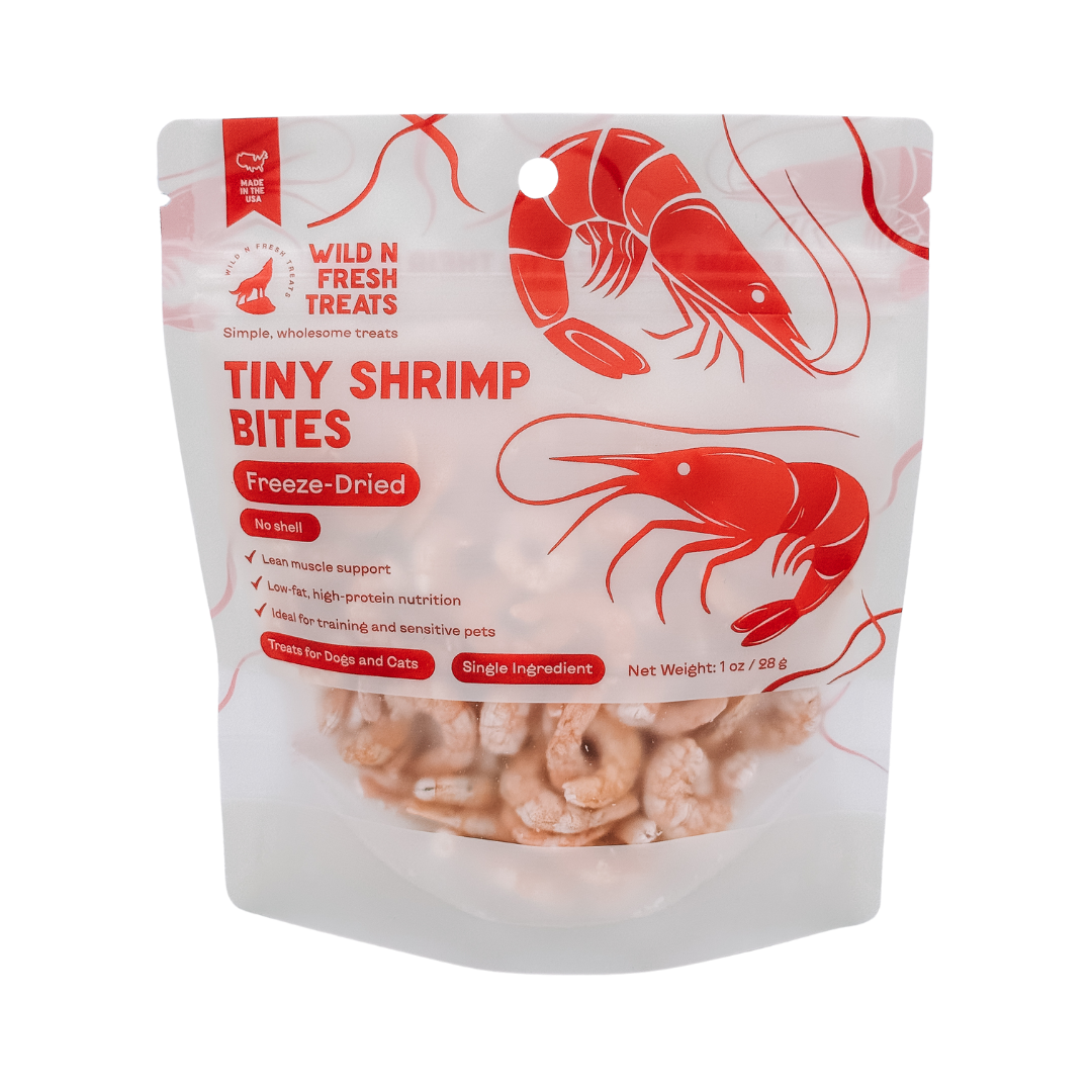 Wild N Fresh Treats Freeze-Dried Tiny Shrimp Bites