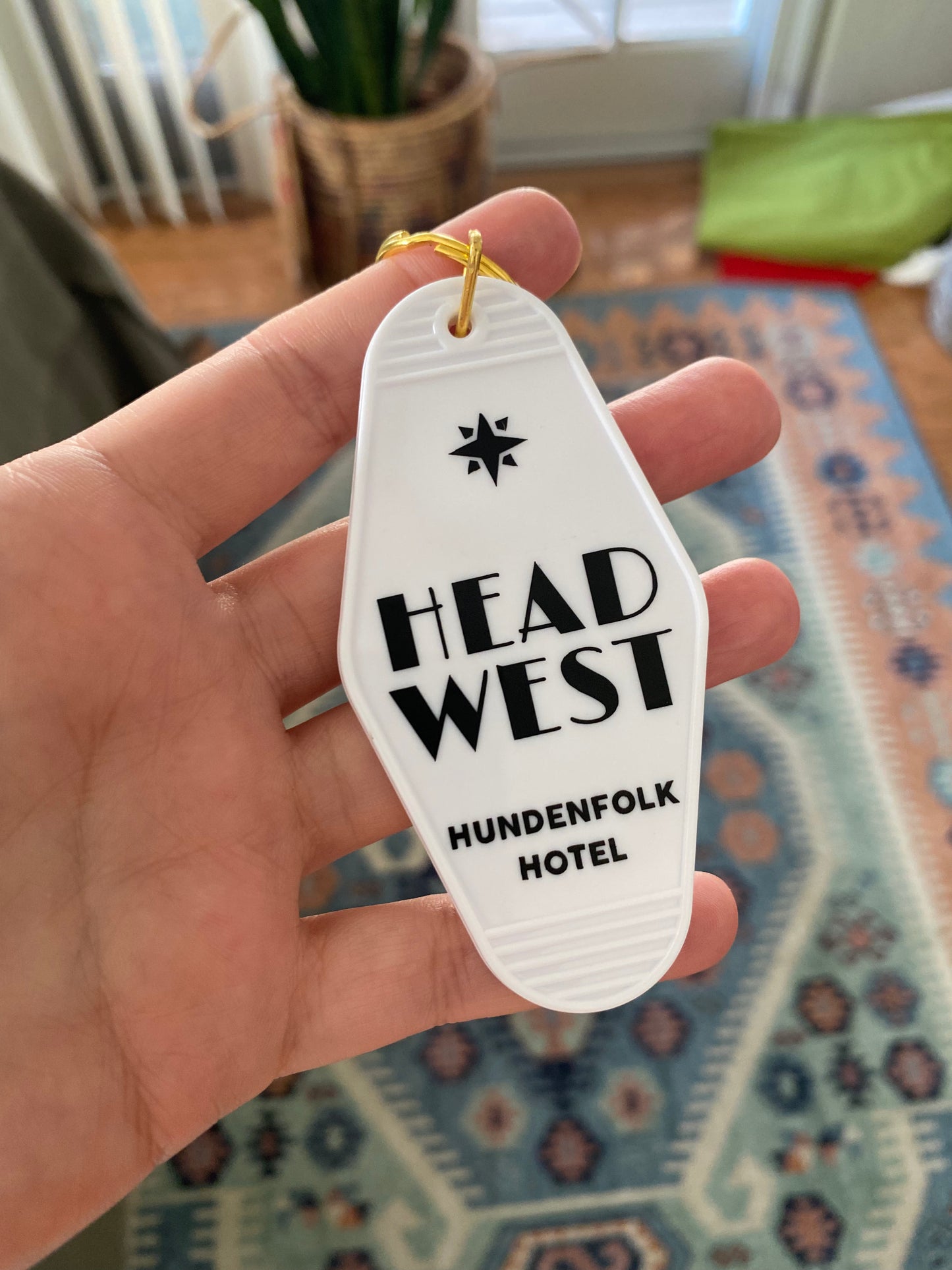 Motel Keychain