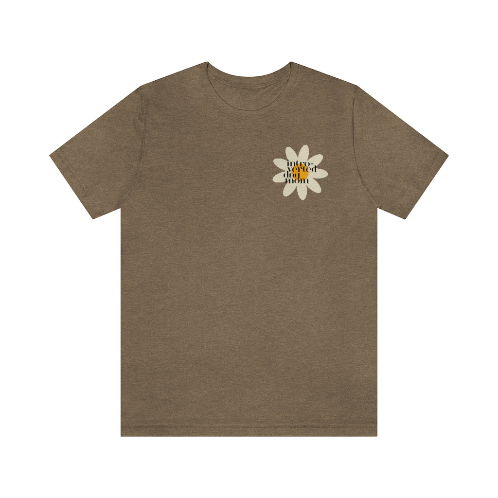 Introverted Dog Mom Short Sleeve Tee