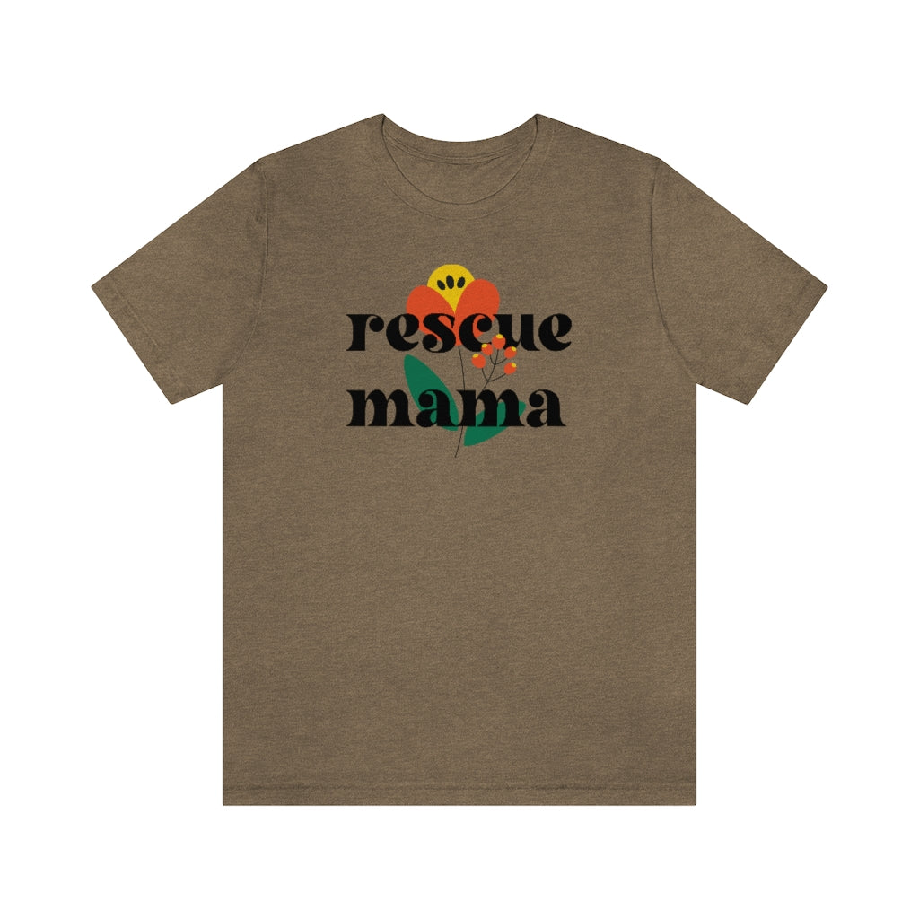Rescue Mama Poppy Short Sleeve Tee