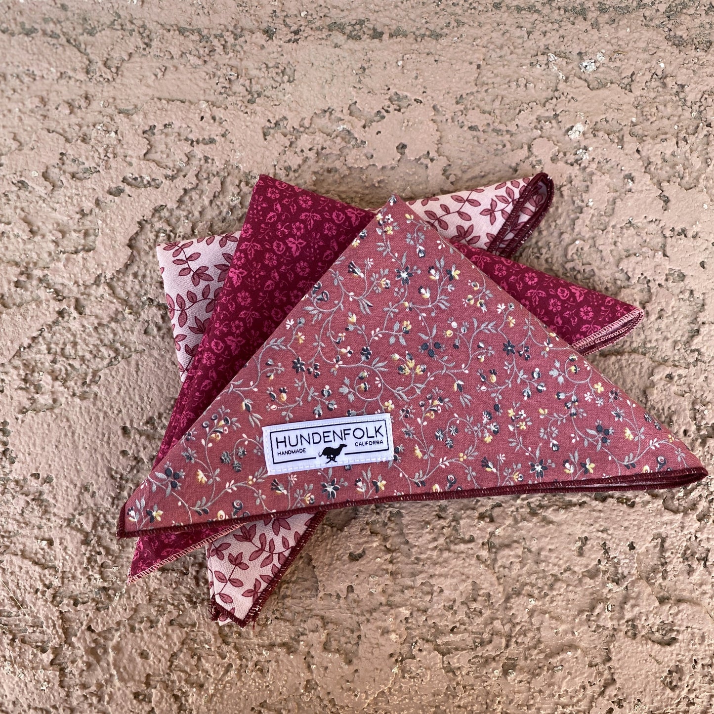 Vintage Fabric Bandana- Prairie