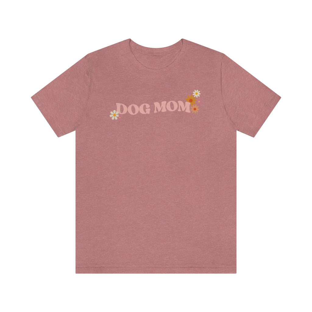 Dog Mom Retro Short Sleeve Tee