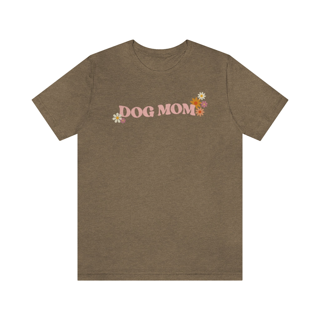 Dog Mom Retro Short Sleeve Tee