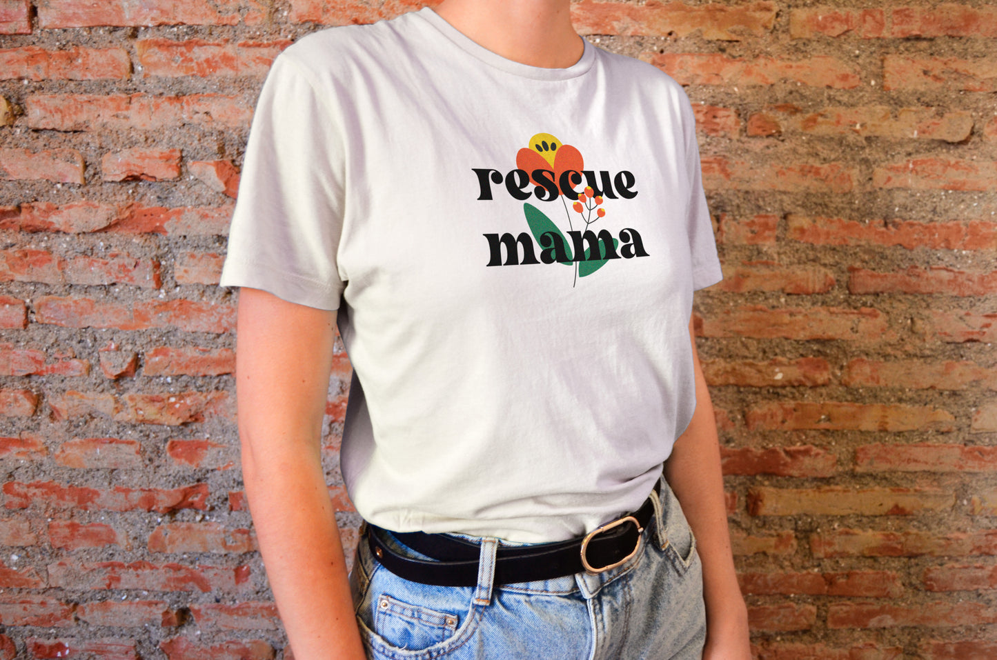 Rescue Mama Poppy Short Sleeve Tee