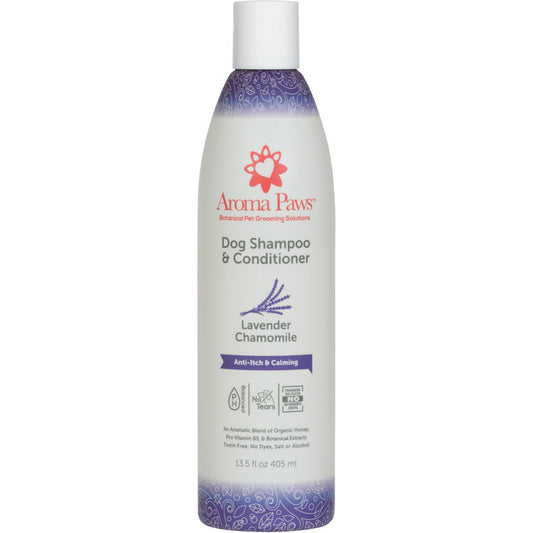 Aroma Paws - 13.5 Oz. Shampoo Lavender Chamomile - Anti-Itch and Calming Formula