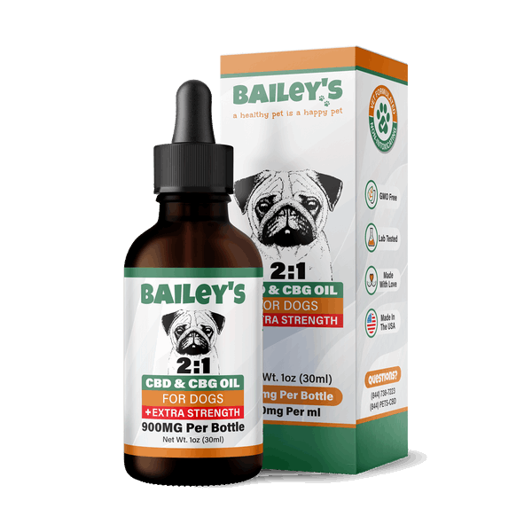 Extra Strength 2:1 CBD & CBG Oil for Dogs