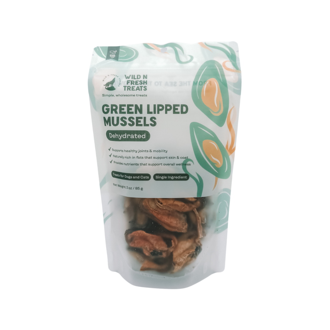 Wild N Fresh Treats Dehydrated Green Lipped Mussels
