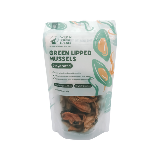 Wild N Fresh Treats Dehydrated Green Lipped Mussels