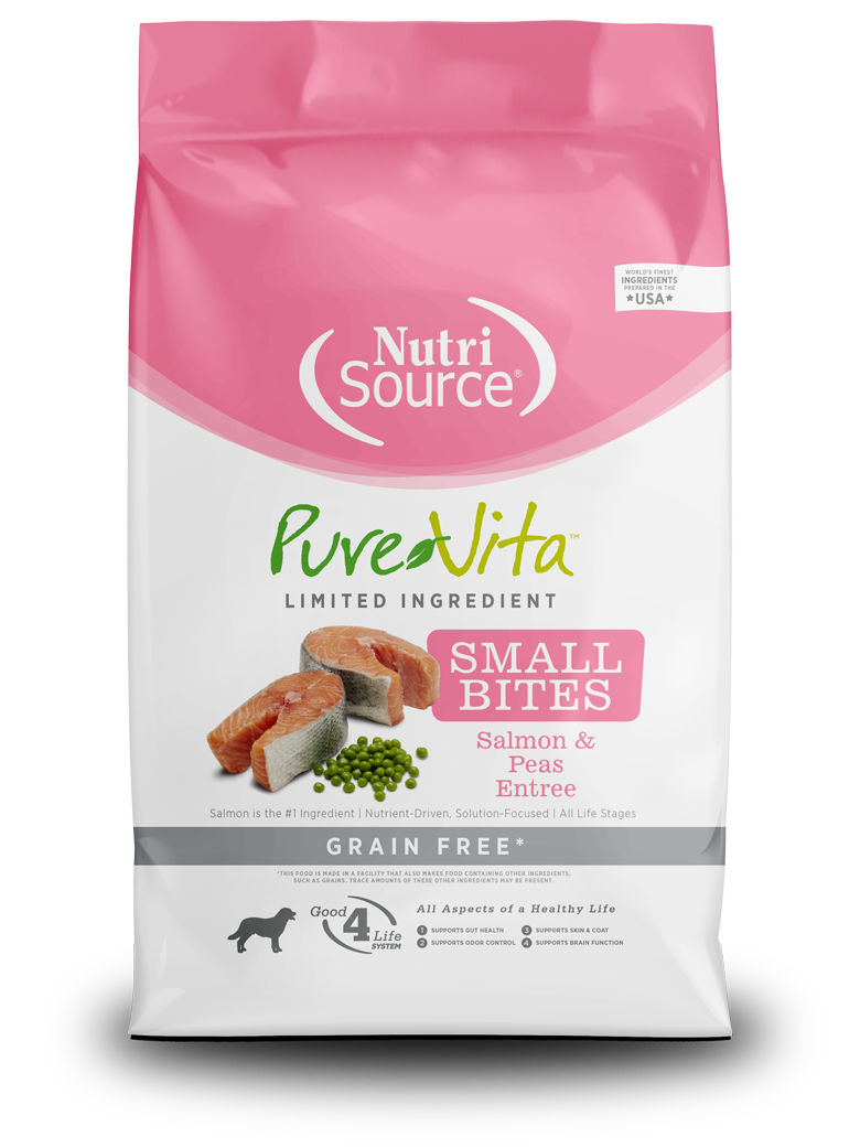 Pure Vita - Small Bites Salmon & Peas Entrée