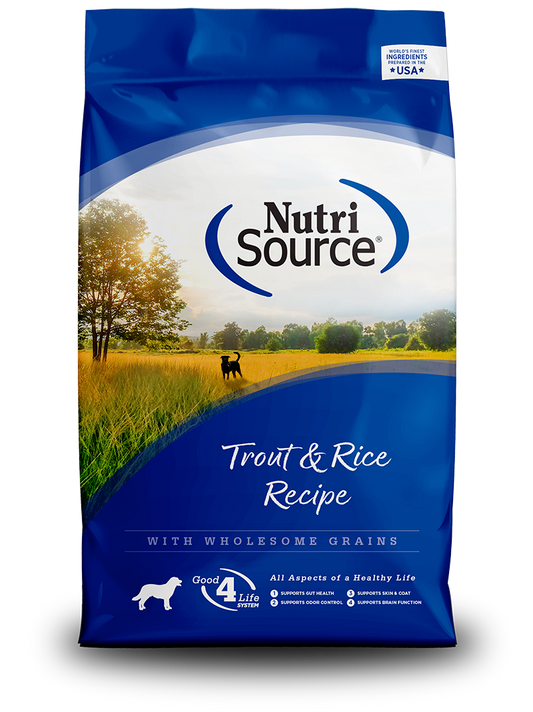 Nutri Source Trout & Rice Dry Dog Food