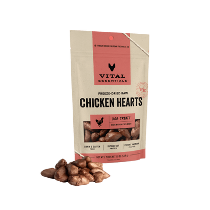 Freeze-Dried Raw Chicken Hearts