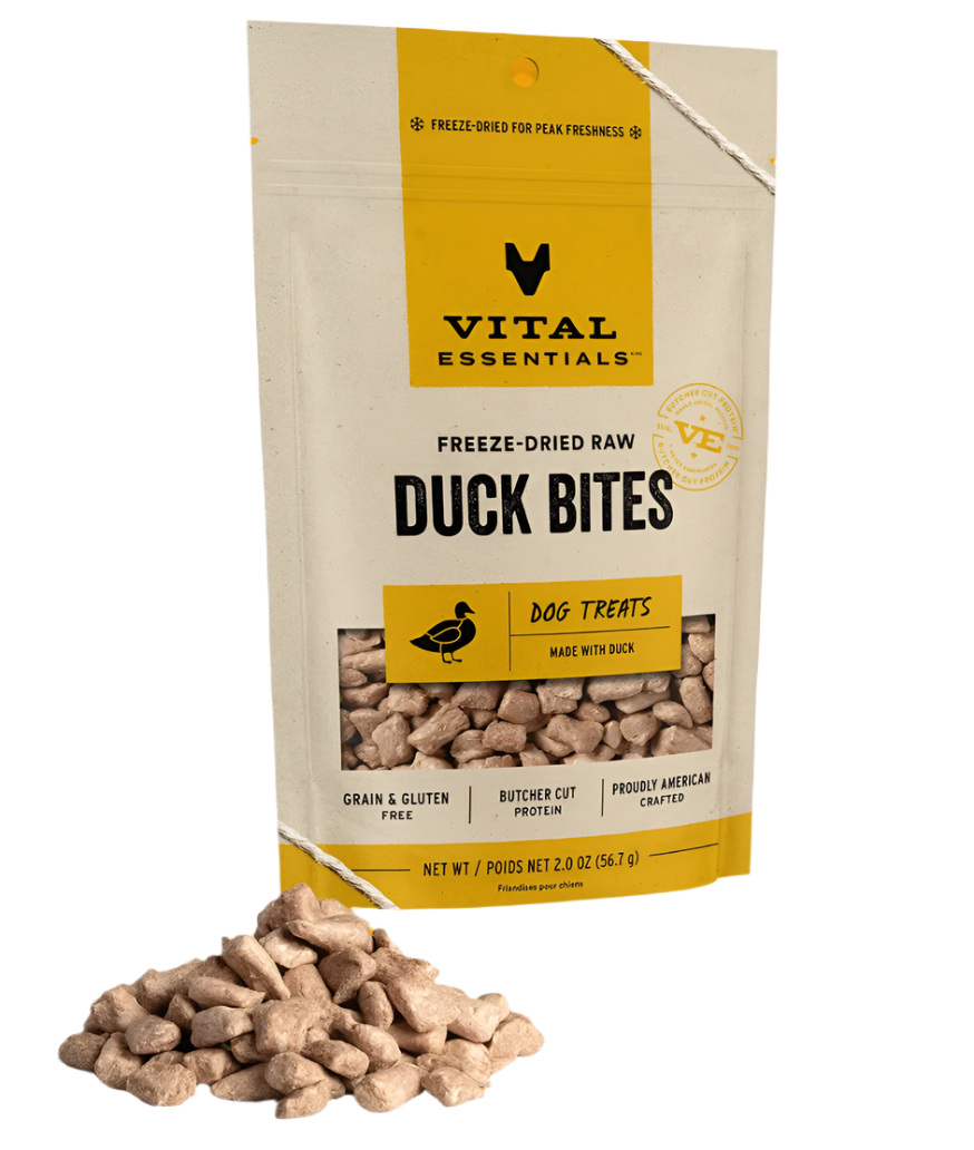 Freeze-Dried Raw Duck Bites