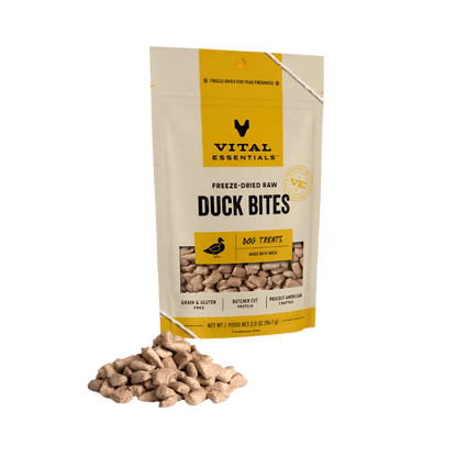 Freeze-Dried Raw Duck Bites