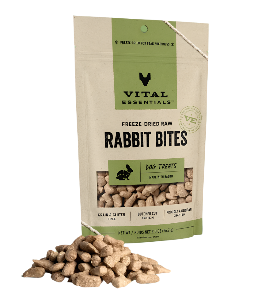 Freeze-Dried Raw Rabbit Bites