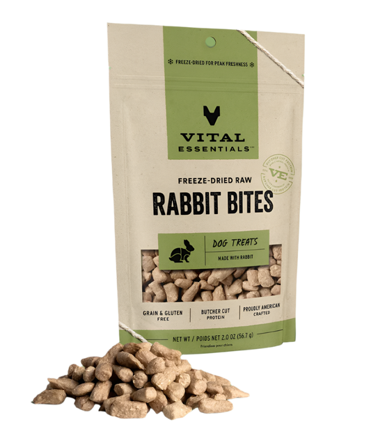 Freeze-Dried Raw Rabbit Bites