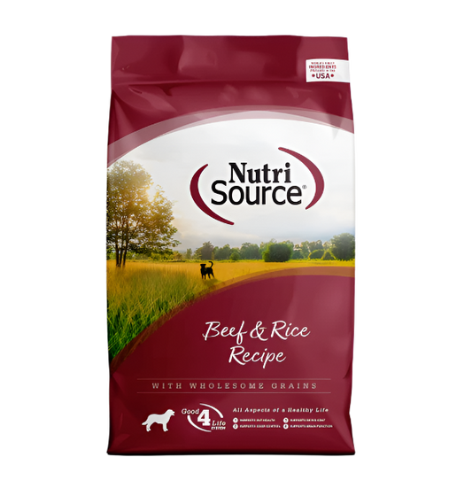 NutriSource Beef & Rice Recipe Dry Dog Food