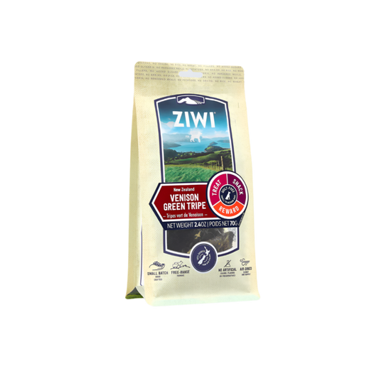 Ziwi Peak Air-Dried Dog Treats - Venison Green Tripe - Last Chance