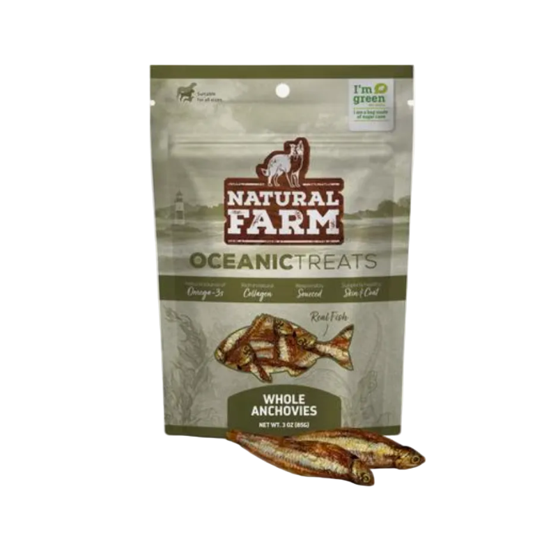 Natural Farm Oceanic Treats Whole Anchovies