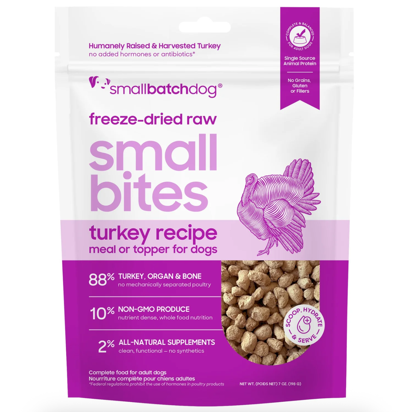 Smallbatch Freeze-Dried Small Bites for Dogs