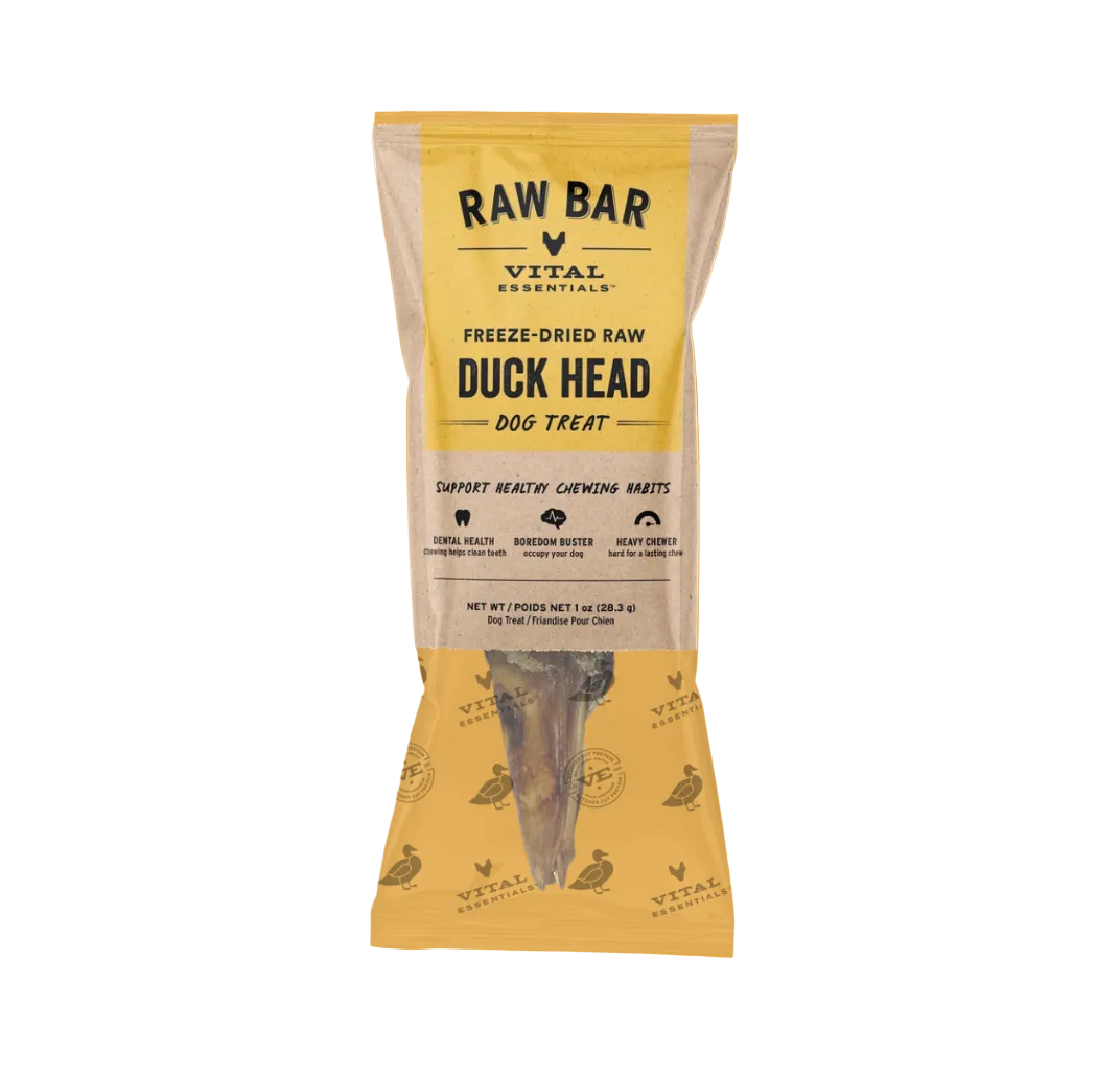 Vital Essentials Freeze-Dried Duck Head