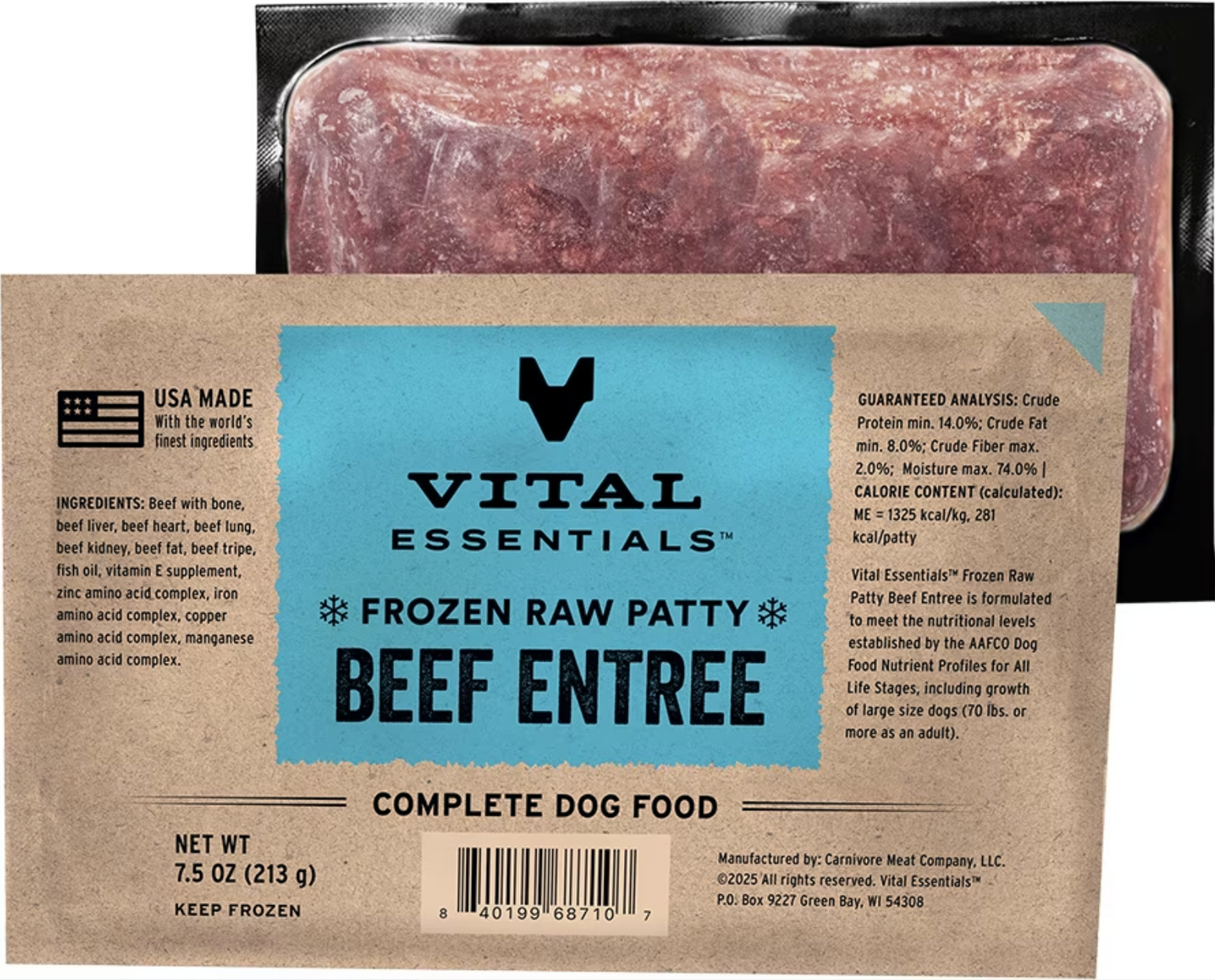 Vital Essentials Frozen Raw Patties