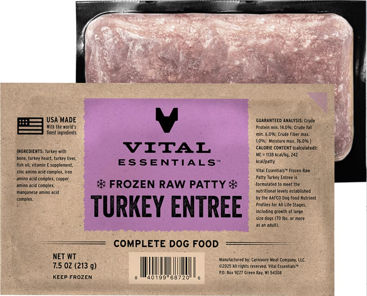 Vital Essentials Frozen Raw Patties