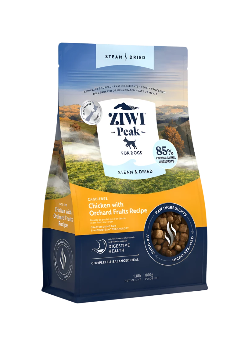 Steam & Dried Dog Food