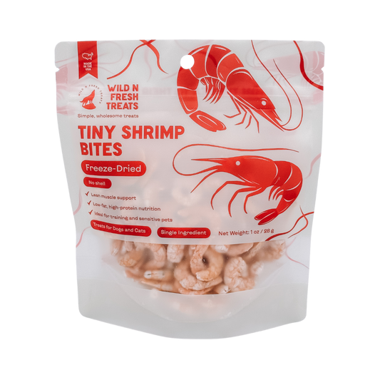 Wild N Fresh Treats Freeze-Dried Tiny Shrimp Bites