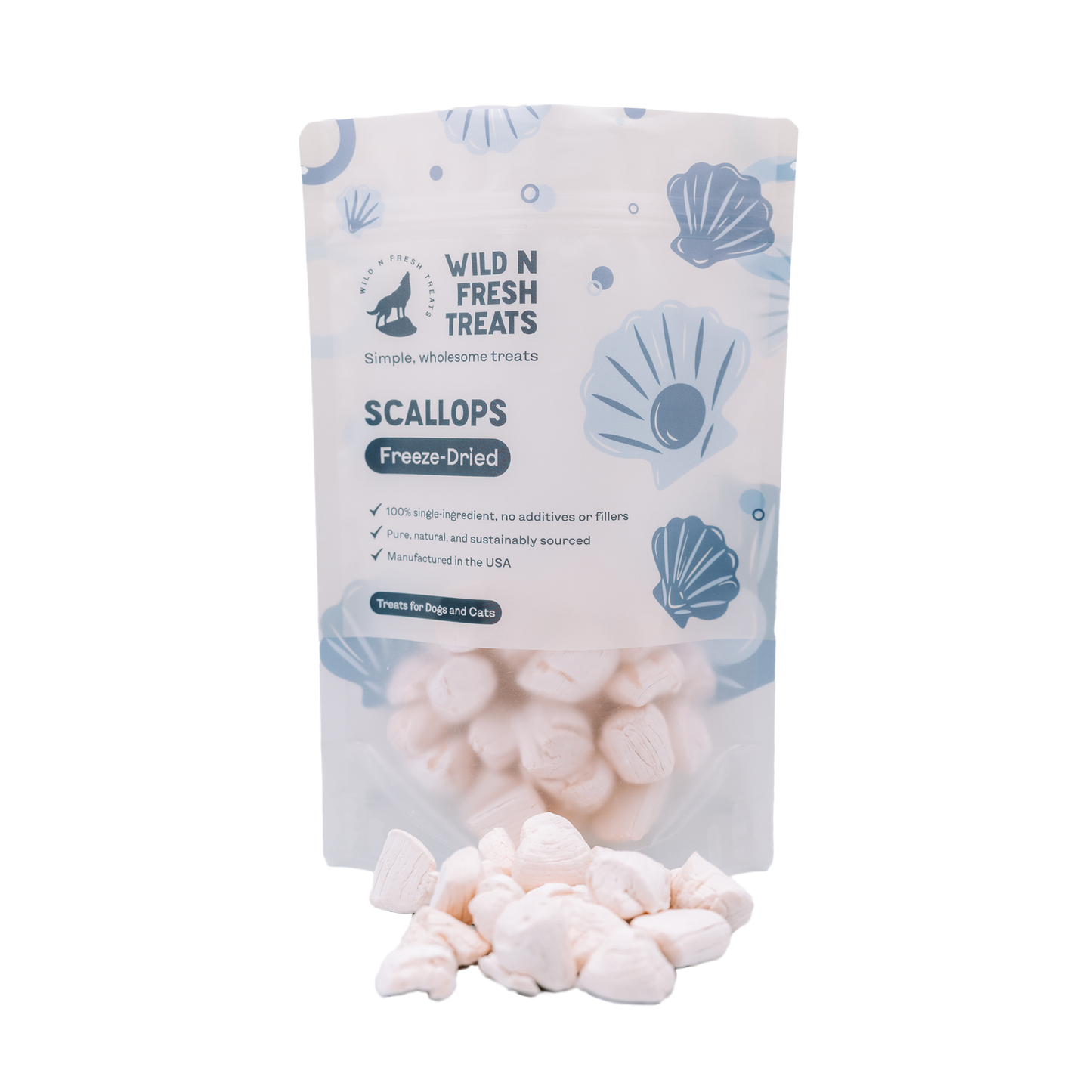 Wild N Fresh Treats Freeze-Dried Scallops