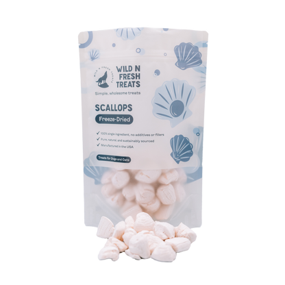 Wild N Fresh Treats Freeze-Dried Scallops