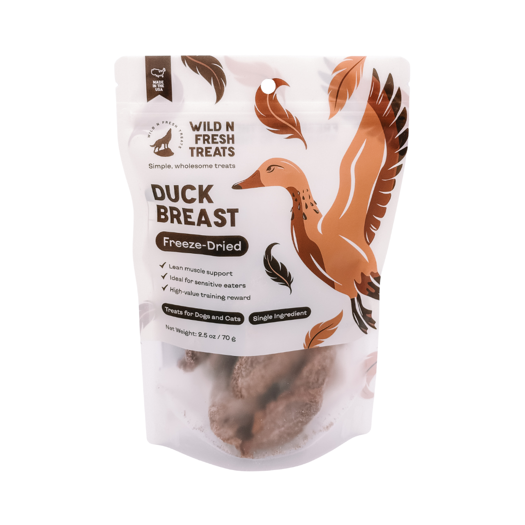 Wild N Fresh Treats Freeze-Dried Duck Breast