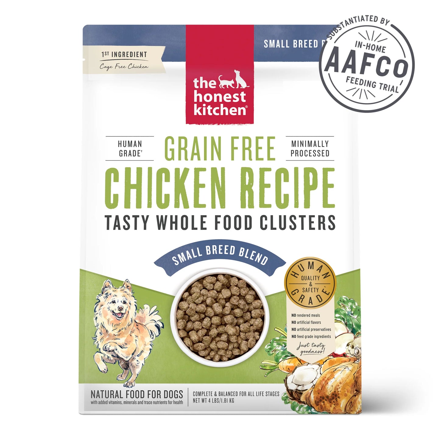 Grain Free Whole Food Clusters for Small Breeds