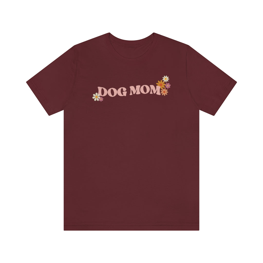 Dog Mom Retro Short Sleeve Tee